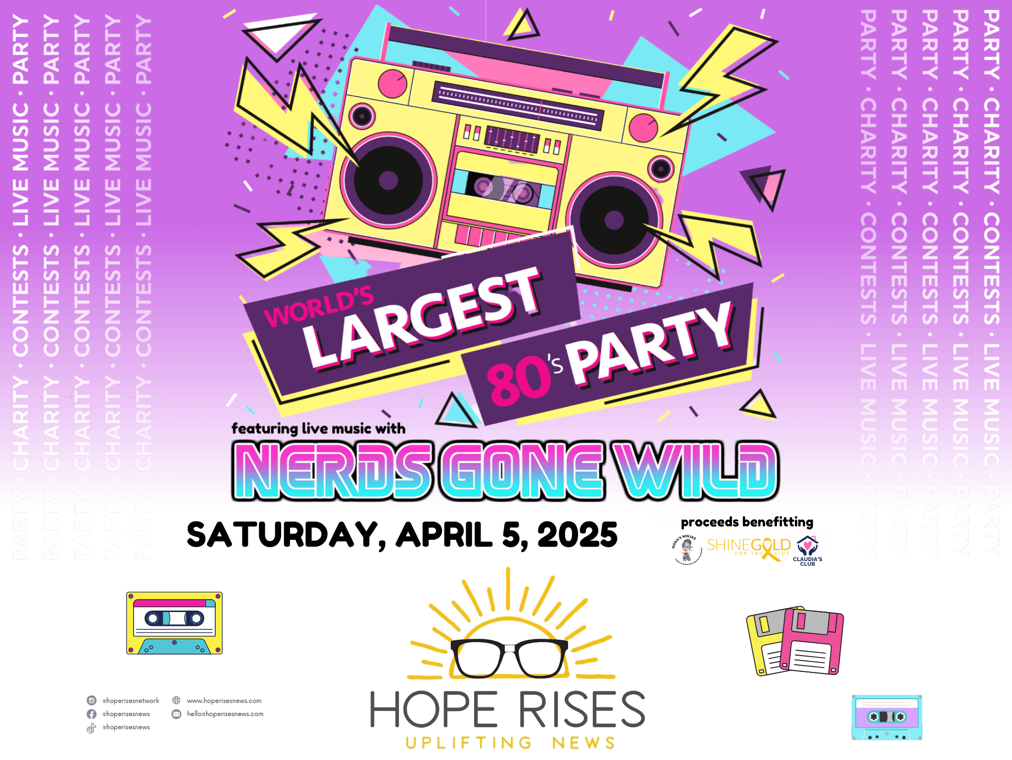 Nerds for Hope – World’s Largest 80’s Party